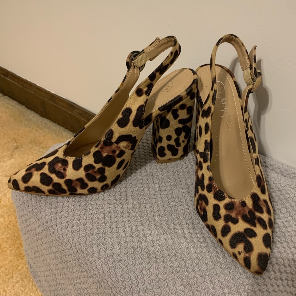 Nasty Gal Leopard Heels